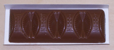 The SKY BAR itself, at least the chocolate thereof The SKY BAR, unwrapped