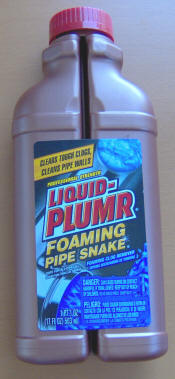 Liquid Plumr Foaming Pipe Snake bi-bottle.