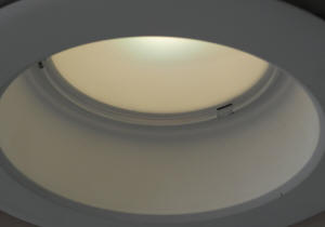 Diffused LED "down light" replacement fixture