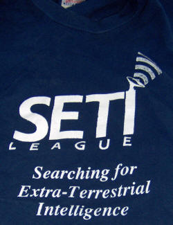 SETI League T-shirt - Searching for Extraterrestrial Intelligence