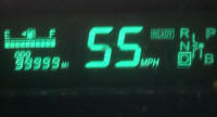 Prius Odometer, 99.000 miles