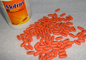 Motrin brand ibuprofen tablets