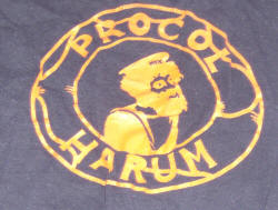 See Factor T-shirt back, from Procol Harum tour in the early 70s