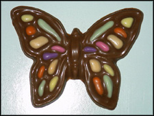 Deb's Delectables chocolate butterfly