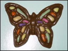 Deb's Delectables chocolate butterfly
