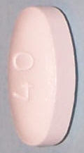 40 mg Lipitor pill