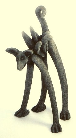 Suzanimal - 3D Art by Suzanne Langle. This one is named "EIR" which is pronounced "AIR"