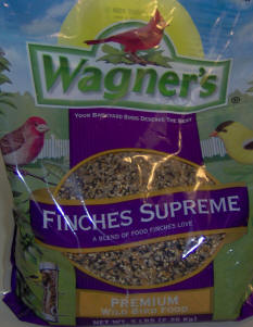 Photo of Wagner's Finches Supreme birdseed package