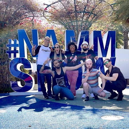 The Eventide crew at NAMM 2022