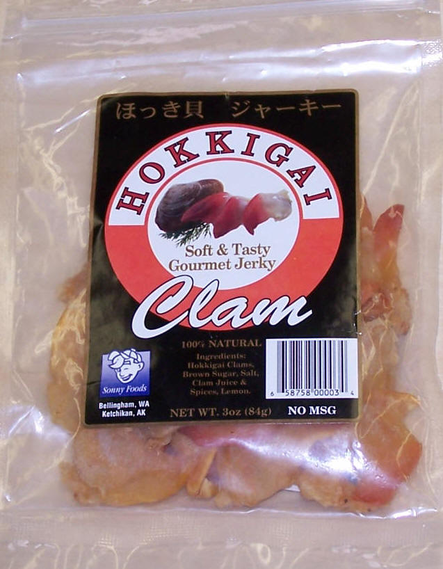 Hokkigao Clam Jerky.  Yum!