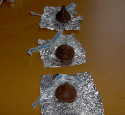 Hershey's Kisses, disassembled