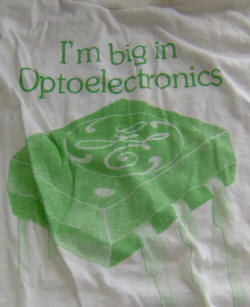 General Electric "I'm big in Optoelectronics" T-shirt