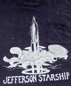 Jefferson Starship T-shirt, ca. 1975