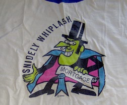 Snidely Whiplash T-shirt from the Dudley Do-Right Emporium