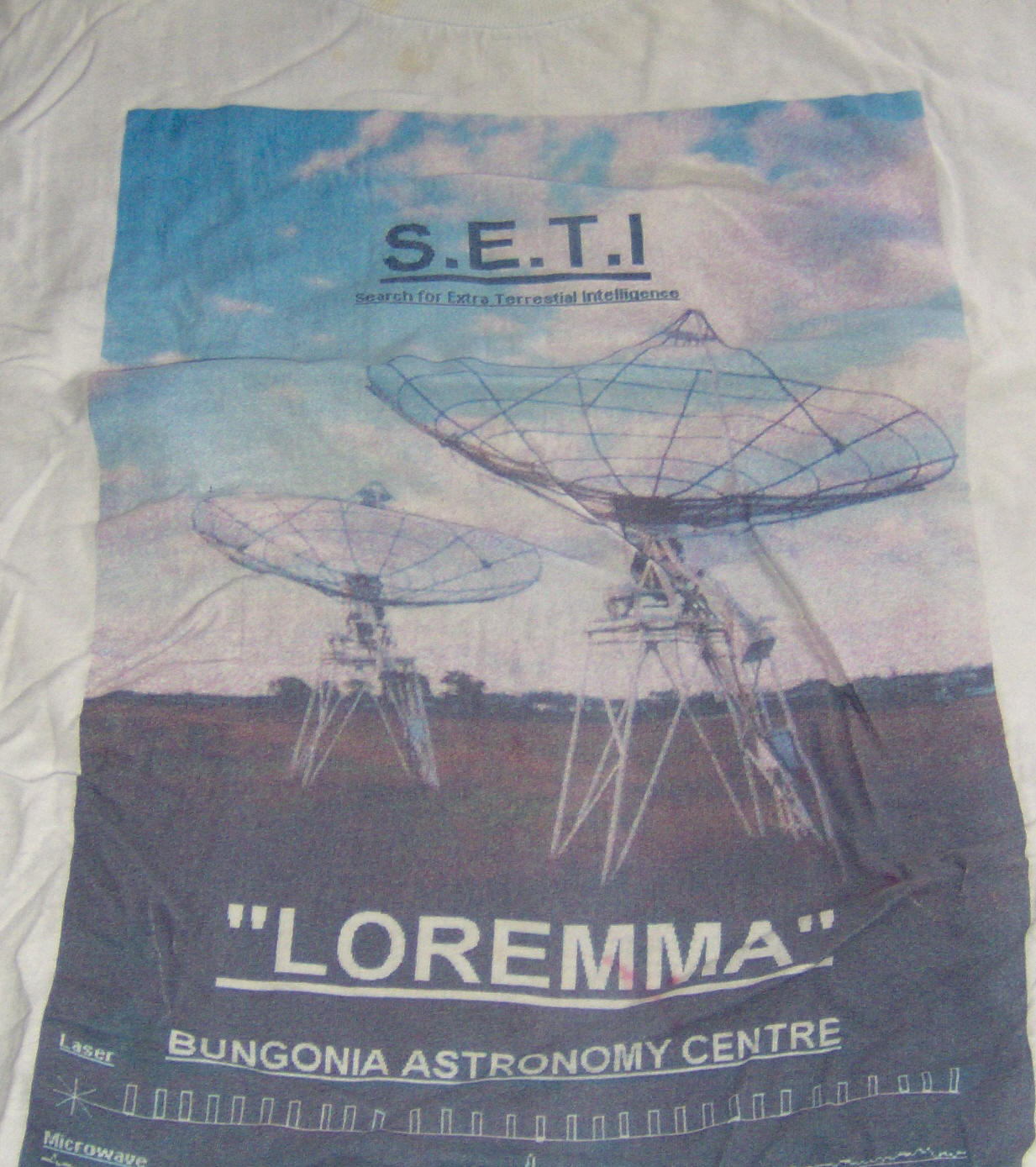 Bungonia, Australia Optical SETI T-shirt