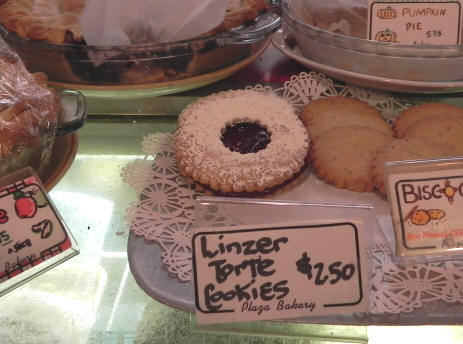 Linzer torte from Plaza Bakery, Santa Fe, New Mexico