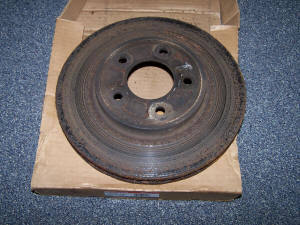 Ford Escape hybrid brake disk rusted out after 16,000 miles